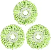 MAEZOE 3-Pack Mop Head Replacement, Spin Mop Replacement Head, Microfiber Spin Mop Refills for Hurrica, Mopnad, Cassabel and Other 360 Spin Mop Systems