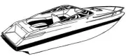 7.6oz BOAT COVER MAXUM 2300 SC I/O 1989-1994