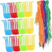 WEKAMOS Handmade Flower Basket Kit Boys and Girls Educational Toy Easy Rope Weaving