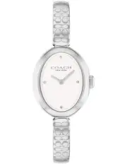 [Coach] Sammy Stainless Steel Dial Watch in White