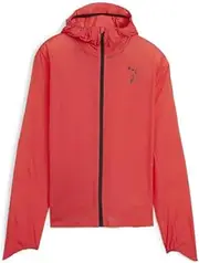 [PUMA] Womens Seasons Ultra Lightweight Trail Jacket Athletic Outerwear Casual - Red