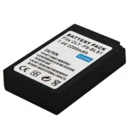 Battery for Olympus BLS-1 PS-BLS1 Evolt E-400 E-410 E-420 E-450 E-600