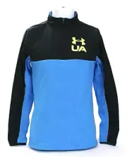 Under Armour Blue & Black UA Phenom 1/4 Zip Pullover Youth Boy's XL NWT