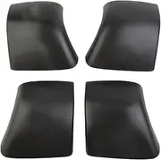 ADCCH 4pcs Roof Rack Cover Roof Luggage Bar Rail End Shell Plasitc Cover Replacement ABS Plastic Roof Rack End Covers for Tesla Model Y 2021-2022 Waterproof Replacement Shells with OEM-Style Fit