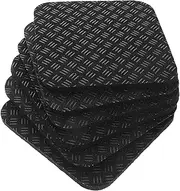 PartyKindom Non-slip Treadmill Mat Shock Absorbing Exercise Pad for Quiet Workout Protects Floor from Scratches Suitable for Machines