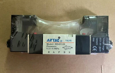 AIRTAC Solenoid Valves Air Valves HD4V120 AC220V 110V DC12V 24V HD4V120B/A