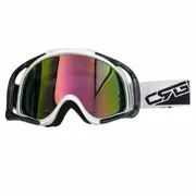 TDR Adult Goggles - Windproof, UV400 Protection, Adjustable Straps for Skiing, Snowboarding, Snowmobile, Motorsports, UV Snow Ski and Safety Glasses for Outdoor Sports, Unisex Fit (White)