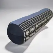 MANGO TREES Yoga Bolsters Block Yoga Props Natural Kapok Filled BlueEle