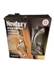 Andersen Estate Newbury Gliding Patio Door Hardware Satin Nickel Finish
