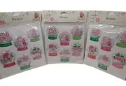 NIP Dolly Parton Snow Globe Bubble Christmas Stickers Set Of 3 Holiday Wrapping