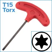 T15 Torx Key Driver Wrench T Handle Tightening Allen Tool Screwdriver T-Handle