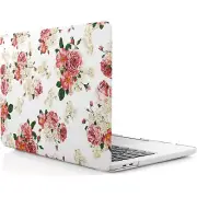 Fresh Floral Flower MacBook Pro 13 Case Lovely Design for Women Matte 2018/2017