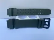 Casio Original Watchband for WS-1200 H-3 and WS1250 H-3 Green Resin Strap. Band