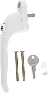 Angoily Heavy Duty Barn Door Hardware Kit Interior Door Handle with Push Tilt Turn Locking Mechanism