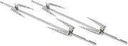 2 sets Stainless Steel Chicken Grill Fork High Temperature Resistant Bbq Forks for Roast Chicken Easy to Clean Oven Accessory for Home Cooking Grilling