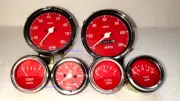 Smiths Replica Kit- Elec Temp+Oil+Fuel+volt + Speedo 0-120MPH + 0-80RPM 100MM RC