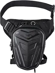 Motorcycle Thigh Bag, Motorcycle Leg Bag | Waterproof Hard Thigh Case with Leg Strap | Multi-functional, Leg Wallet with Removable Leg Straps, Door, Single Attribute, riferimento alla descrizione