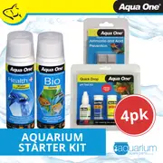 Aqua One Aquarium Starter Kit (4 pack)