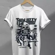 Vintage Thin Lizzy Jailbreak Reaper Rock White T-Shirt