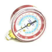 Yellow Jacket 49015 2 1/2" Press. Gauge, F, 0-500 psi, R-22/134A/404A