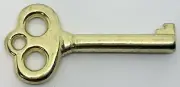 Small Cast Brass Key Polished Skeleton Antique desk cabinet hope chest m-1880