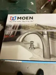 moen kitchen faucet pull down sprayer head