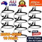 10x 200W-500W UFO LED High Bay Lights Warehouse Industrial Factory Lamp Light