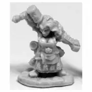 REM77413 Reaper Miniatures Bones: Margara, Dwarf Shaman W3