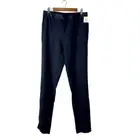 Zanetti Black Flat Front Dress Pants NWT Size 34R