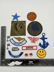 Lot Of 16 Iron/ Sew On Patches