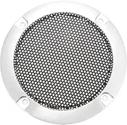 XYWHPGV Speaker Grill Cover 3 Inch 95mm Mesh Decorative Circle Subwoofer Guard Protector Black and Silver(5f31b 247f3 2056a dfc70 c0783 bba0d