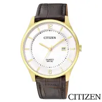 在飛比找momo購物網優惠-【CITIZEN 星辰】俐落型男石英男錶(BD0043-08