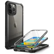 For Iphone 14 Pro Case 6.1 Inch Ares Dual Layer Rugged Clear Bumper Case with Built-in Screen Protector