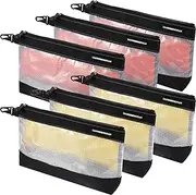 Clear Tool Bag, 6PCS Tool Pouches, 14IN Small Tool Bag With Zipper, Zipper Tool Pouch, Small Tool Bag, Small Tool Pouch, Tool Pouch Bag, Waterproof Tool Bag Organizer, Tool Pouch With Zipper