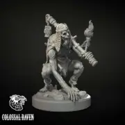 Undead Fighter - Undeath 2 | Dinoworld Kingdoms | D&D Miniature 75mm