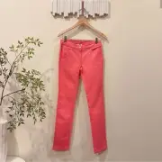 Jacadi Pink Cotton Denim Jeans Pants NWT Kids Size 12A/Y