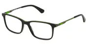 Police VK140 CODE JR 3 Kids 09BZ Kids' Glasses Green Size 49 - Private Health Rebate - Blue Light Block Available