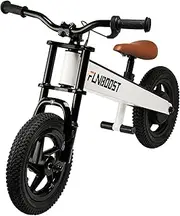 FUNBOOST K2 Electric Balance Bike for Kids, 12 inch Pneumatic Tire, 150W Peak Motor 24V/2AH Battery, Range 6 Miles, Suspension Fork, Adjustable Seat, Electric Motorcycle for Kids Ages 3-8