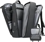 TANGCORLE Travel Carry on Backpack, Expandable 45L for Flight approved, 17.3" Laptop Water Resistant Backpacks…