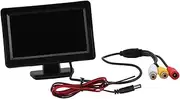 Universal Rear View Camera Display 4.3'' Monitor for Car Backup Compact Design Safe Parking Aid