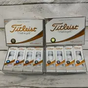 NEW In Box Titleist Velocity Golf Balls White Prior Generation (Two Dozen) RARE