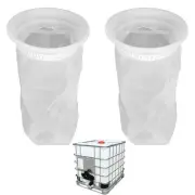 IBC Lid Filter Nylon Screen IBC Tote Lid Filter for Water Tank Washable 2 Pieces