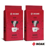 在飛比找ETMall東森購物網優惠-MOAK 義大利FORTE ROCK紅牌咖啡粉x2包(250