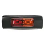 Narva 9-33V LED Side Marker Lamp Red/Amber With 0.5M Cable Black Cover - 96802B