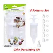 Cake Decorating Set Kit Baking Cupcake Cream Icing Nozzle Pastry Bakery DIY Tool