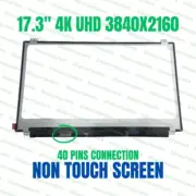 Dell CK7T7 0CK7T7 17.3" 4K UHD Slim eDP LED LCD Screen