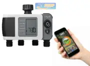 Orbit B-HYVE WIFI 4 Outlet Station Hose Tap Timer Battery Controller W 4 Valves