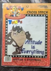Leisure Arts Looney Tunes Taz Needlepoint Craft Kit New Sealed Tasmanian Devil