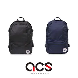 Converse 後背包 Classic Backpack 經典款 多夾層 二色 任選 黑 藍 男女款 基本款【ACS】