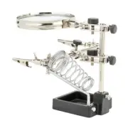 Welding Magnifying Glass Auxiliary Clip Magnifier Solder Iron Stand Repair Tool